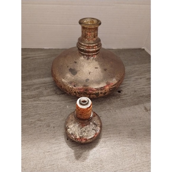 Gold Decanter Liquor Bottle Owens-Illinois Glass Company - Picture 4 of 5